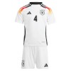 Original Trikotsatz Deutschland Tah 4 Heimtrikot EURO 2024 Für Kinder